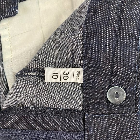 Ann Taylor Loft 3" Chambray Casual Shorts - Picture 3 of 6